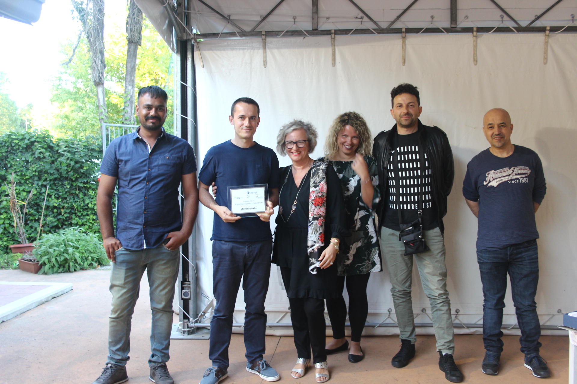Martin Marku premiato