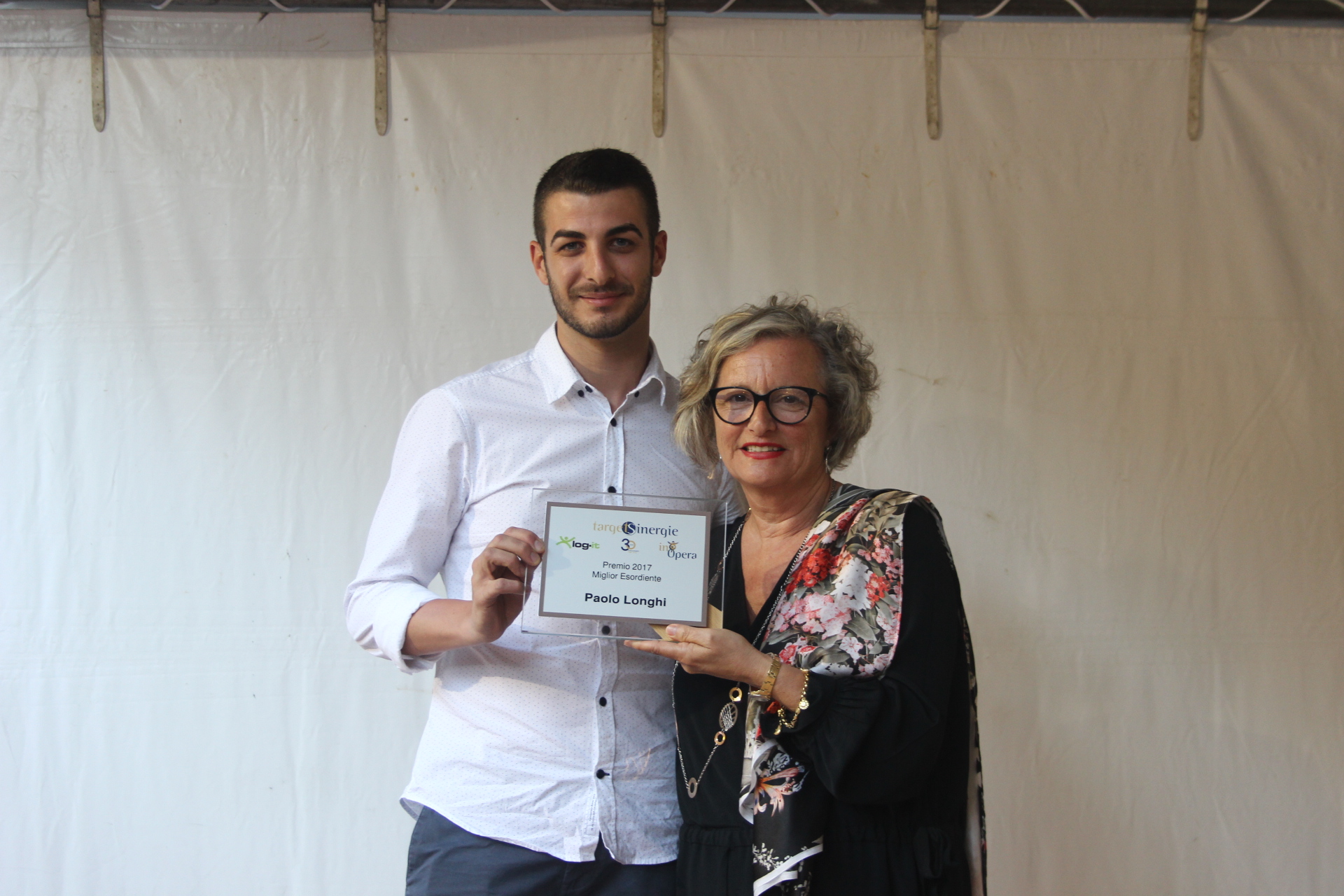Paolo Longhi, premiato come miglior esordiente 2017