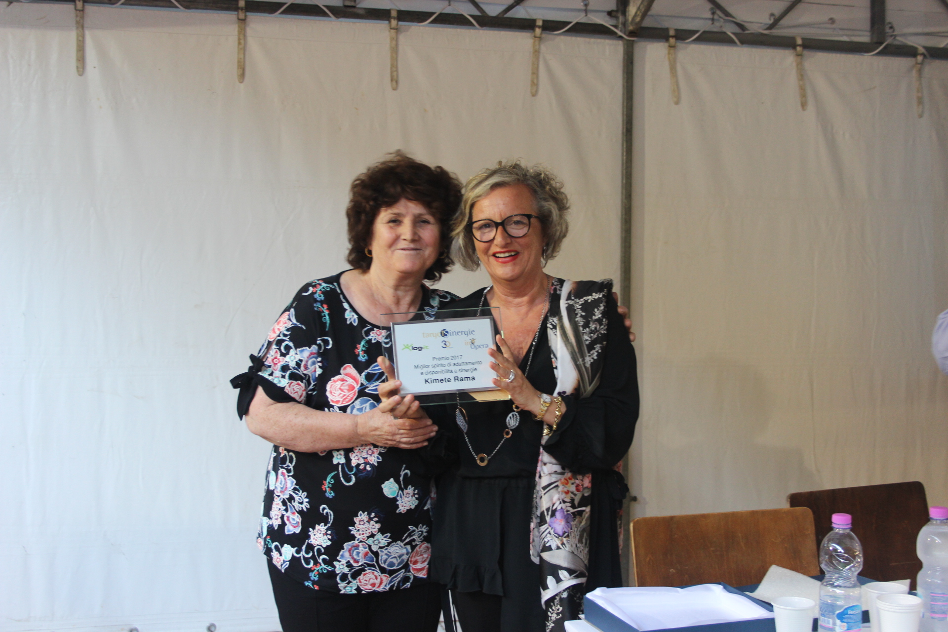 La premiazione di Kimete Rama