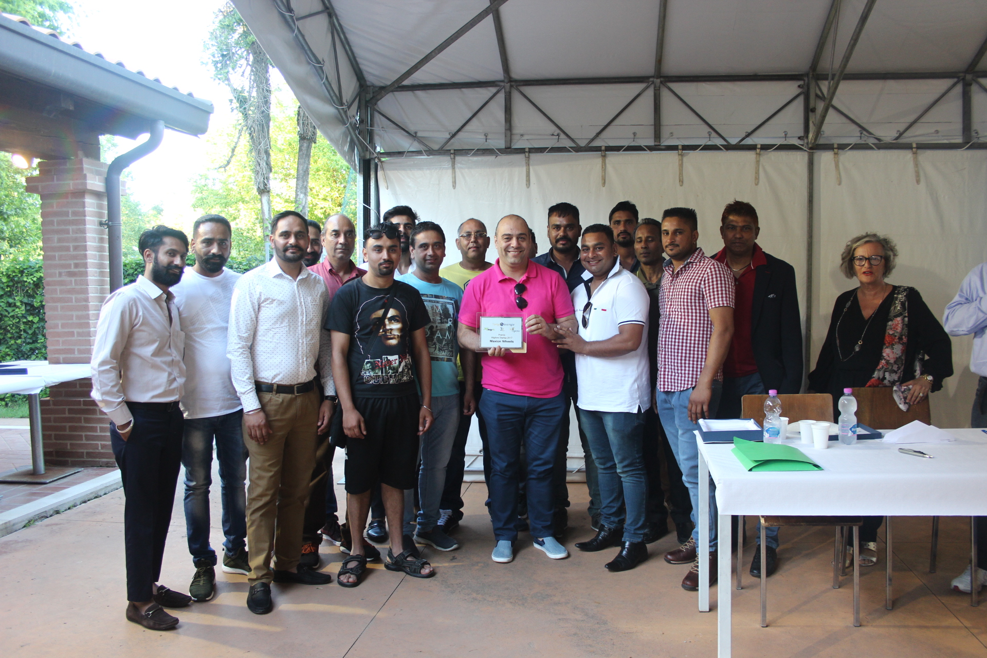 Consegna della targa premio migliore start up