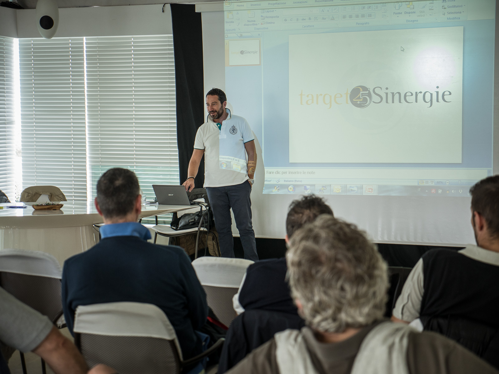 Briefing d'apertura Golf School e logistica Target Sinergie