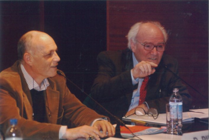 Vittorio Tadei (a destra) con Domenico Pirozzi